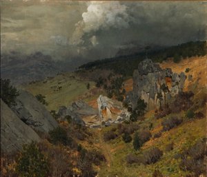 En las montañas de Crimea, 1886 de Isaak Ilyich Levitan