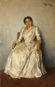 Retrato de Sophia Kuvshinnikova 1847-1907, 1888 de Isaak Ilyich Levitan