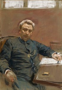 Retrato del actor de cine mudo Alexander Pavlovich Lensky 1847-1908, 1890s de Isaak Ilyich Levitan