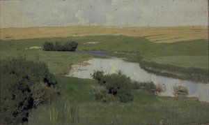 Pequeño Río Istra, 1885-1886 de Isaak Ilyich Levitan