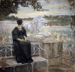 Retrato de la esposa del artista. Pintura de Isaak Izrailevich Brodsky (Brodsky) (1884-1939), óleo sobre lienzo, 205 x 203,5 cm de Isaak Israilevich Brodsky
