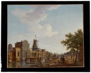 La Puerta Catharijne de Utrecht de Isaak Ouwater