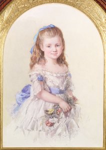 Retrato de Winifred Mary Bombass, de diez años, 1872
