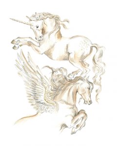 Unicornio y Pegaso