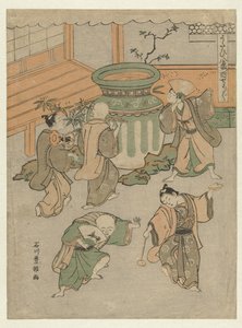 El Noh juega Shojo Shojo (título sobre objeto) Ocho imágenes de obras de Noh (título de la serie) Utai hakkei (título de la serie sobre el objeto) de Ishikawa Toyomasa