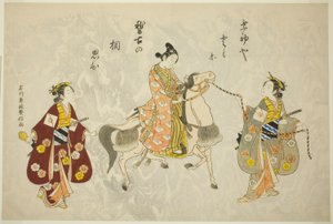 Joven a Caballo de Ishikawa Toyonobu