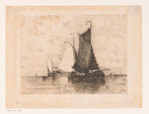 Barcos en el Escalda de Isidore Meyers