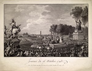 Jornada del 16 de octubre de 1793 La ejecución de María Antonieta el 16 de octubre de 1793