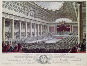 Apertura de los Estados Generales en Versalles, 5 de mayo de 1789