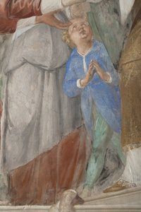 Niño, (detalle) de la Presentación de Jesús en el Templo