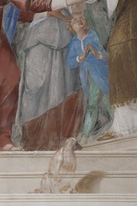 Niño, (detalle) de la Presentación de Jesús en el Templo de Isidoro Bianchi