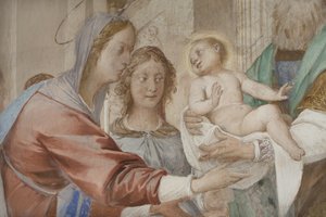(detalle) de la Presentación de Jesús en el Templo