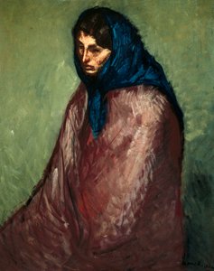 ""Le refuge"" Peinture de Isidre Nonell y Monturiol (1873-1911) 1904 Barcelone. Museo Nacional de Arte de Cataluña de Isidro Nonell