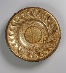 Plato decorado, morisco (faenza) de Islamic School