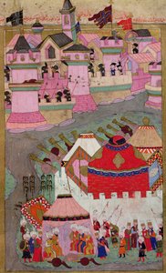 Sitio de Viena por Suleyman I (1494-1566) el Magnífico, en 1529, del 