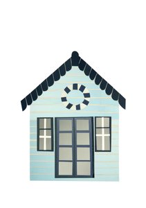 Cabaña de playa, 2014 (papel cortado)