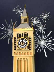 Feliz Año Nuevo, 2018 (papel) de Isobel Barber