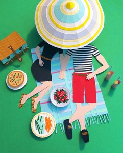 Picnic en el parque, 2016 (papel)
