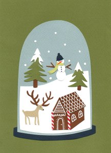 Snowglobe, 2014 (papel cortado)