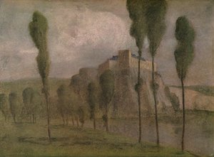 Un castillo del norte, c1900 de Isobelle Ann Dods Withers