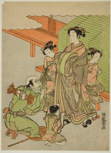 Pidiendo limosna de Isoda Koryusai