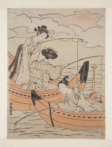 Barcos del amor (Koi no fune) de Isoda Koryusai