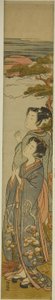 Saludo al Sol Naciente en Año Nuevo de Isoda Koryusai