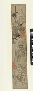 Parodia del séptimo acto de la obra Chushingura de Isoda Koryusai