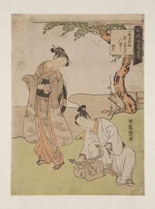 Poema de Shiseki de Isoda Koryusai