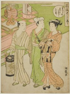 El Festival Bon en el sexto mes, de la serie "Doce meses de moda (Furyu juni setsu)" de Isoda Koryusai
