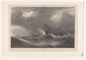 Barcos en alta mar
Gros-Temps (título en el objeto)
Cuadros de la colección del Palais Royal (título de la serie)
Galerie du Palais Royal (título de la serie en el objeto) de Isodore Laurent Deroy