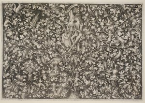 Ornamento con amantes de Israhel van Meckenem