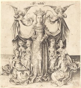 Santa Úrsula y sus Doncellas de Israhel van Meckenem