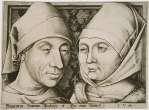 Autorretrato con su esposa, Ida