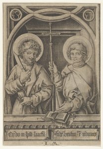 San Bartolomé y San Felipe, de Los Apóstoles, 1435-1503 de Israhel van Meckenem