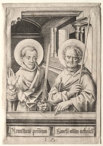 San Pablo y Santo Tomás de Israhel van Meckenem