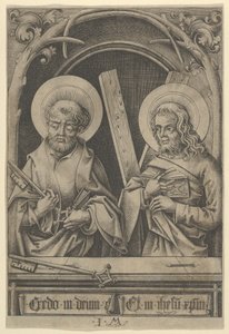 San Pedro y San Andrés, de Los Apóstoles de Israhel van Meckenem