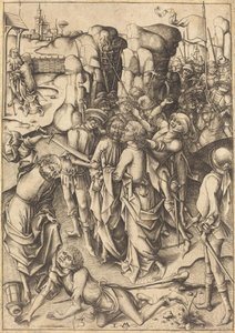 La traición, c. 1480 de Israhel van Meckenem