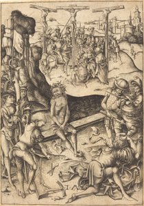 La Crucifixión de Israhel van Meckenem
