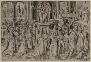 La Danza en la Corte de Herodes de Israhel van Meckenem