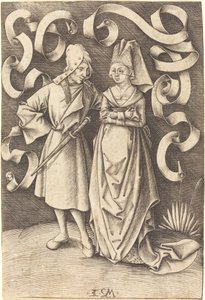 La pareja disímil de Israhel van Meckenem