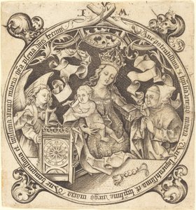 La Madonna con el reloj de Israhel van Meckenem