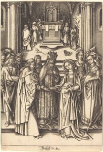 El matrimonio de la Virgen de Israhel van Meckenem