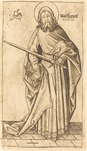 San Pablo (?) o San Mateo (?) de Israhel van Meckenem after Master E.S.