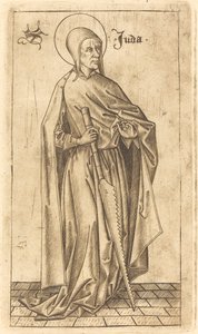 San Simón Zelote (?) o San Judas Tadeo (?) de Israhel van Meckenem after Master E.S.