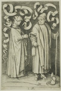 Los fieles de Israhel van Meckenem the younger