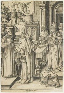 El sumo sacerdote rechazando la ofrenda de Joaquín, c. 1490-1500