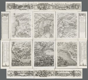 El asedio de La Rochelle de Israël Henriet
