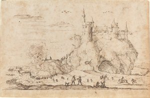Castillo bajo asedio de Israël Silvestre