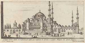 La Iglesia de Santa Sofía de Constantinopla, construida por Constantino el Grande; ahora Mezquita del Gran Señor de Israël Silvestre